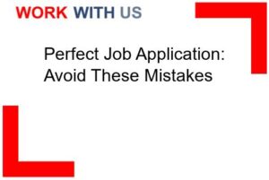 Perfect Job Application: Avoid These Mistakes